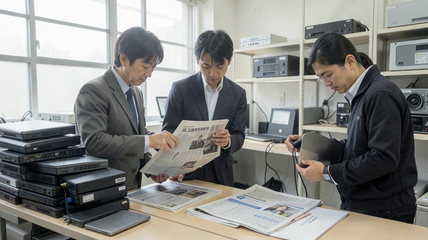 法人向け中古パソコンの新聞広告が示す、企業調達と再生機市場の新しい選択肢